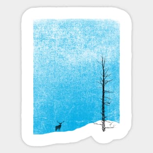 Lonely Tree (rework) Sticker